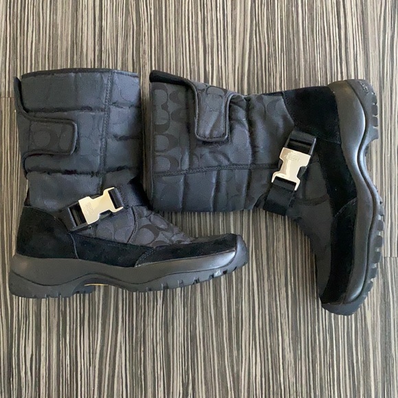 Coach Monogram Boots